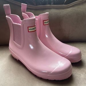 Hunter Short Rain Boots PINK